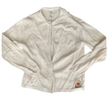 DISNEY STORE WINNIE THE POOH LADIES KNITTED CARDIGAN 16/18 Embroidered