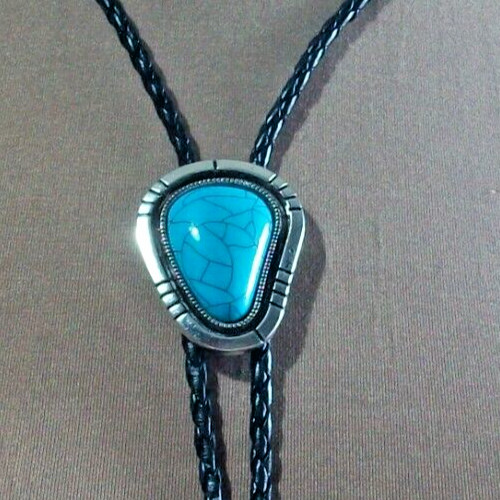 Western bolo bootlace tie - bootlace,