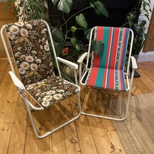 VINTAGE mix PAIR DECK CHAIR