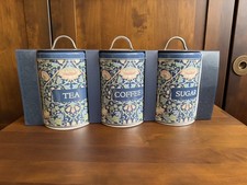 Set of 3 William Morris Blue