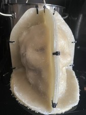 READY TO POST Fibreglass &Latex Mould Of A Lovely Lady Skull Pennies To Pounds