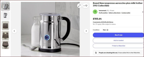 Nespresso aeroccino 3192 plus - nespresso,