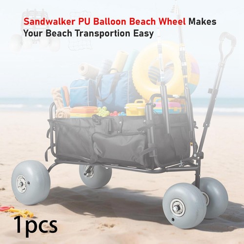 Balloon wheels beach cart - beach,