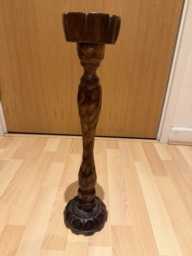 Vintage hand carved solid wood - vintage,