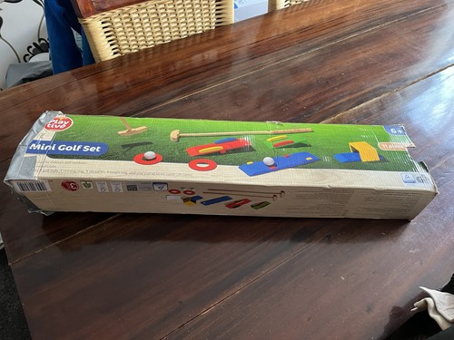 Kids wooden mini golf - kids, set