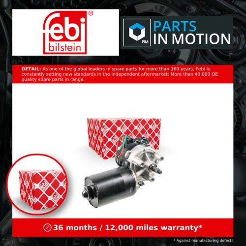 Wiper motor front 107272 febi - motor,