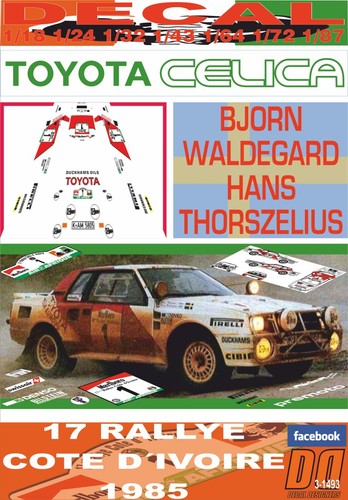 Decal toyota celica twincam - toyota,