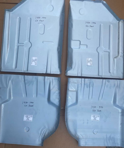Escort floor pan panels - escort, 4
