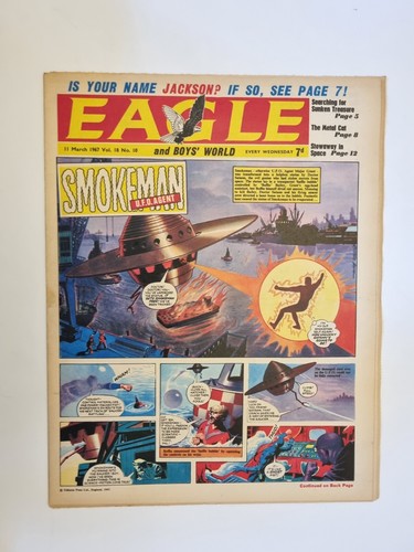 Eagle comic 11th march 1967 - comic,