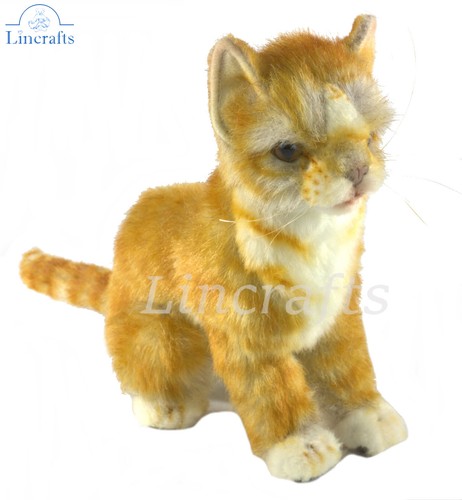 Hansa sitting ginger cat 6492 - hansa,