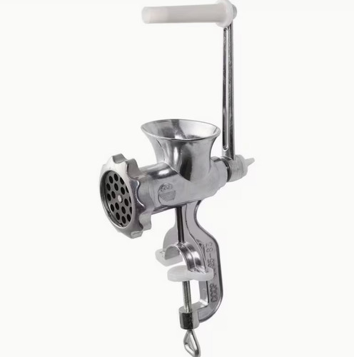 Aluminium manual meat grinder - meat,