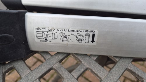 Audi roof bars 8k5 071 - audi,