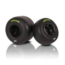 Go Kart Vega XH4 Slick Tyre Set (GREEN) Karting