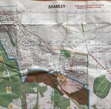 ORIGINAL BRITISH ARMY MAP: BRAMLEY TRAINING AREA, 2011 (86x49cm)
