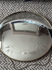 Vintage or antique etched