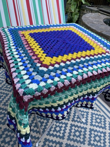 Handmade granny square - handmade, blanket