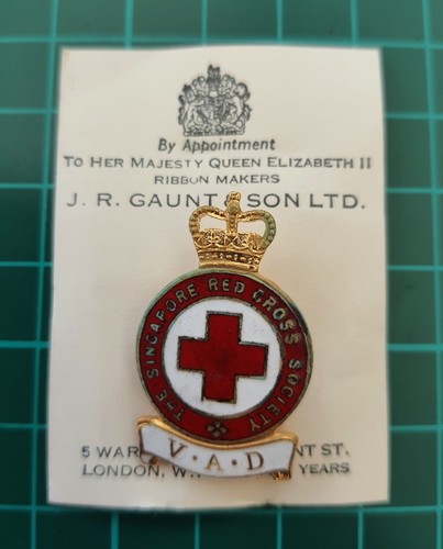 Red cross voluntary aid - red,
