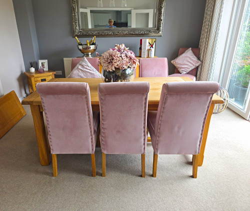 Oak rectangular wooden dining - rectangular,