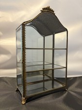 Large Golden Mirrored Cabinet