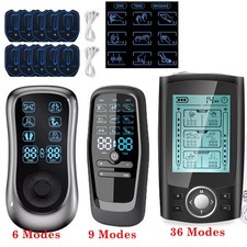6-36 Modes Tens Muscle Stimulator Machine Pulse Massager Therapy Pain Relief
