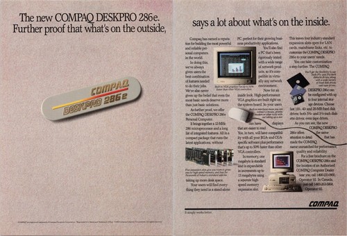 Compaq deskpro 286e 1989 - 286e,