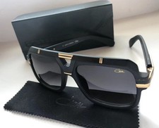 CAZAL Sunglasses 664/3-C002 Acetate/Metal Matte Black Gold Frame Grey Gradient