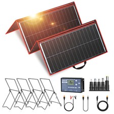 Dokio Solar Panel 300w Foldable Portable 12V Solar for Camping Motorhome Power Station