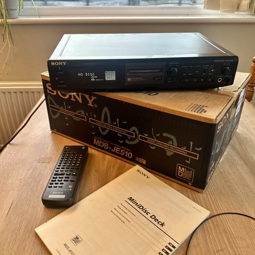 Sony mds je510 minidisc deck - mds-je510,
