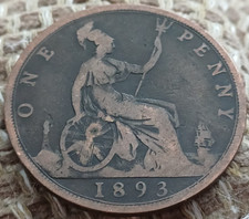 1893 VICTORIAN ONE PENNY