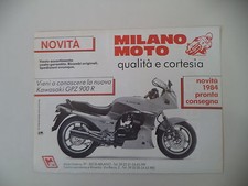 advertising Advertising 1984 MOTO KAWASAKI GPZ 900 R