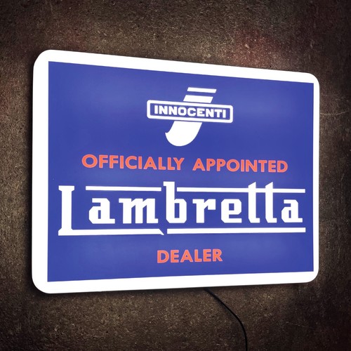 Lambretta dealer illuminated - lambretta,