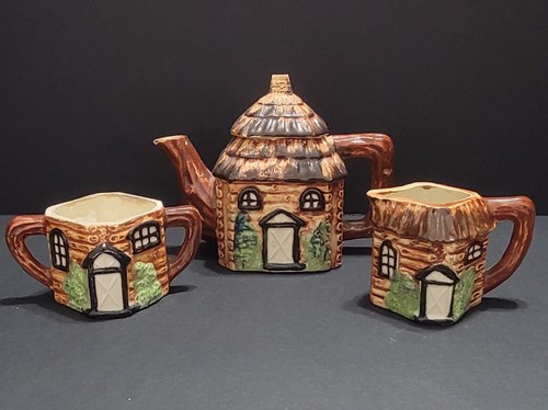 Vintage cottage ware tea - ware, pot