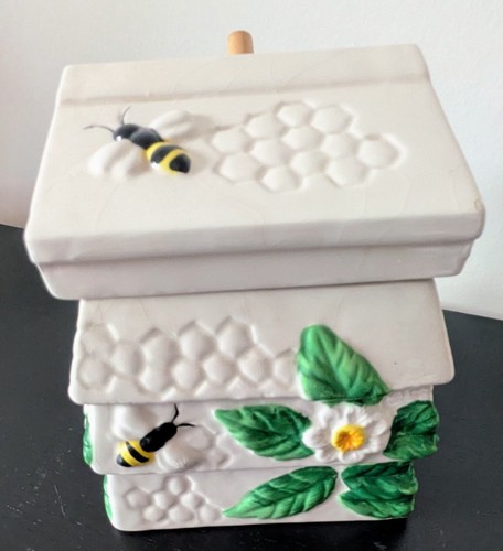 Ceramic honey pot - ceramic,