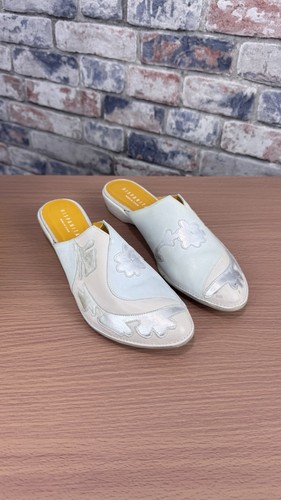 Hispanitas blue silver leather - blue,