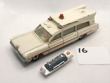 DINKY TOYS # 263 SUPERIOR CRITERION AMBULANCE DIECAST CAR 1962 CREAM NR MINT
