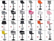 1, 2 , 3 Bar Stools Faux Leather, swivel height adjustable many models & colours