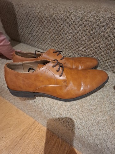 Mens leather smart shoes - mens, size