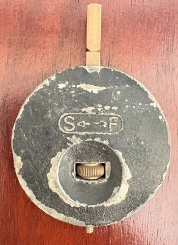 Clock pendulum bob - clock, metal
