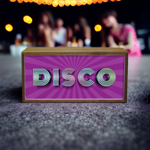 Light box home disco fever - light,
