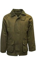 Men's Derby Tweed Wool Breathable Shooting Hunting Waterproof Jacket/Coat S-5XL