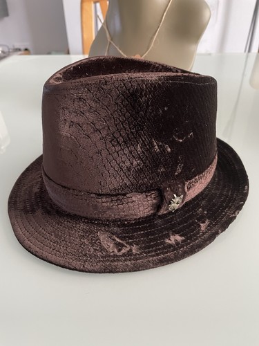 Philip treacy brown - brown, velvet