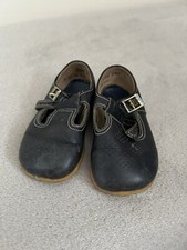 Pair Of Children’s Vintage Start Rite Blue Buckle Up Shoes Size 3