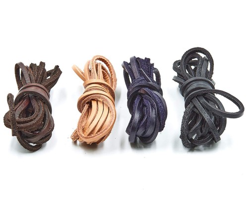 Leather boot shoe laces hiking - leather,