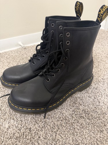 Martens black leather - martens,