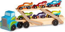 Mega Race Car Carrier - Wooden