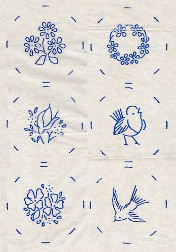 Vintage embroidery transfers - embroidery,