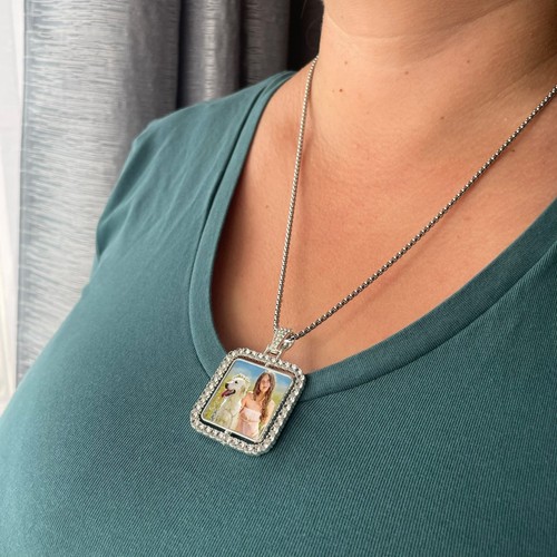 Personalised photo necklace - personalised,