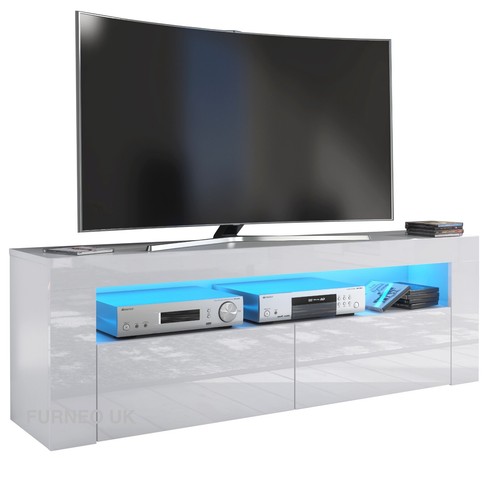 White stand high gloss - tv,