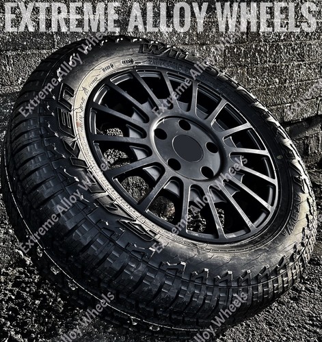 Black alloy wheels ldv - black,