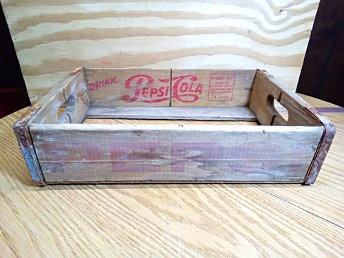 Pepsi vintage wooden bottle - vintage,